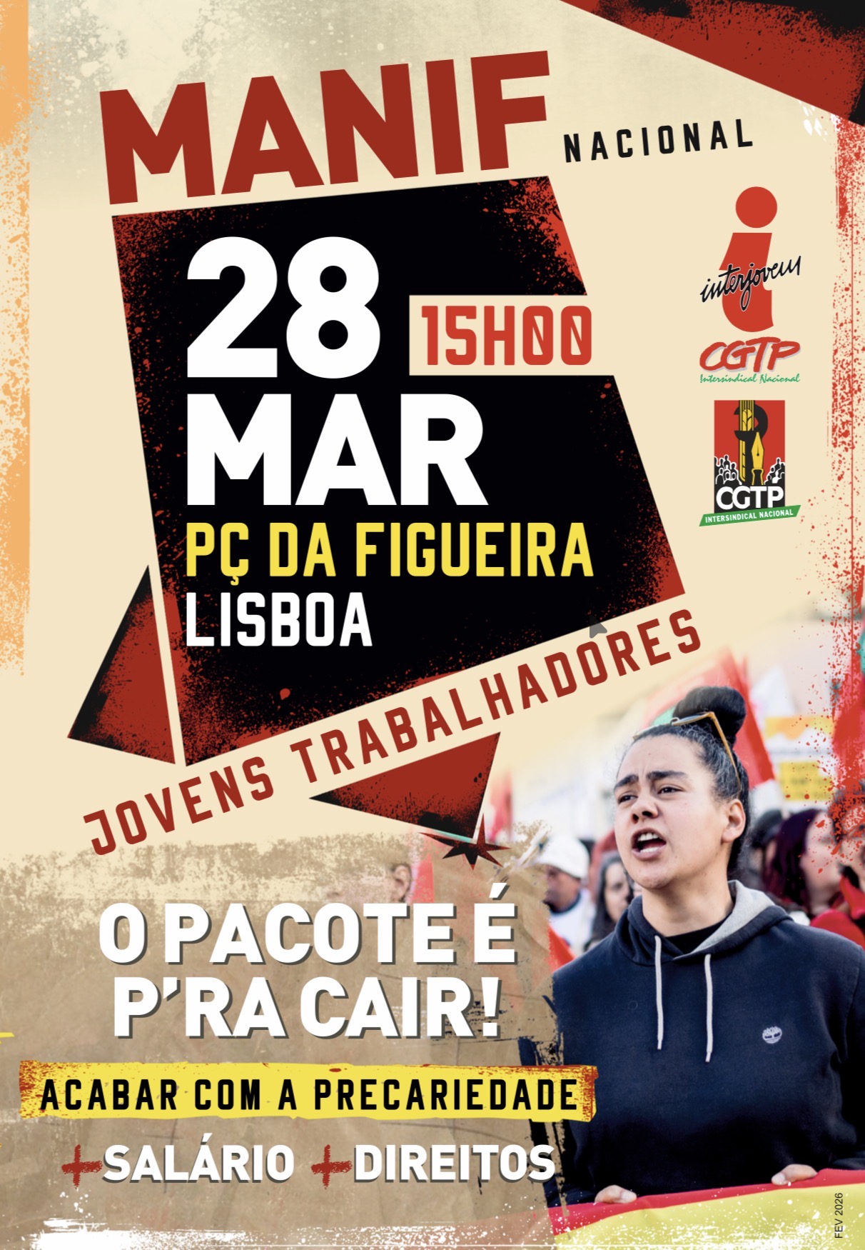 28 MARÇO - OS JOVENS ESTÃO NA RUA EM LISBOA