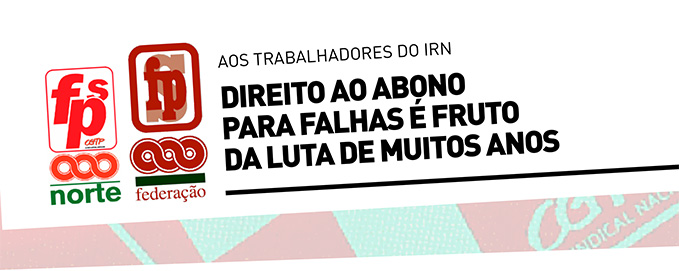 Direito ao abono para falhas é fruto da luta de muitos anos