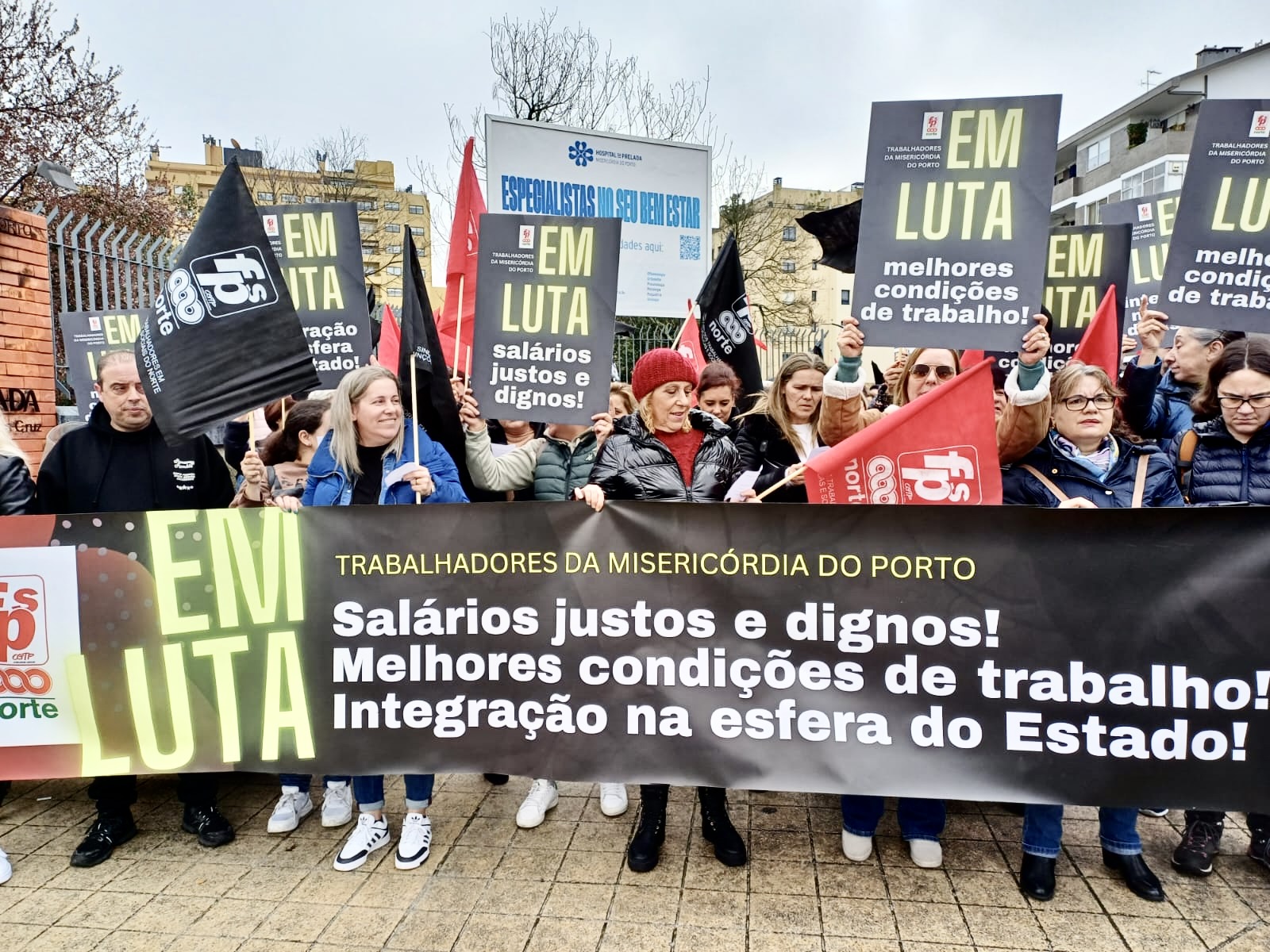 Trabalhadores das Misericórdias fizeram uma grande greve e saíram à rua por todo o País em demonstrações de grande combatividade