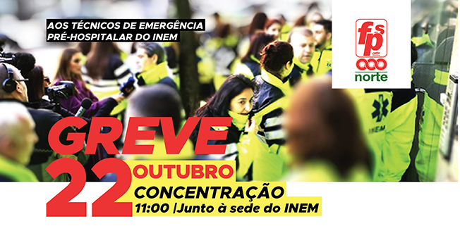 22 outubro | Greve INEM